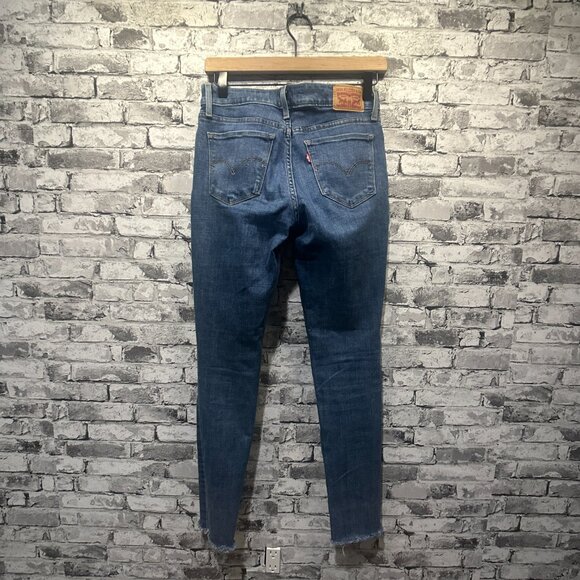 EUC Levi's Women 711 Skinny Jeans Lapis Hawaii Blue Size 26 - Picture 4 of 16